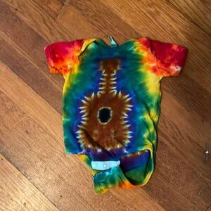 Guitar Tye Dye Onsie
